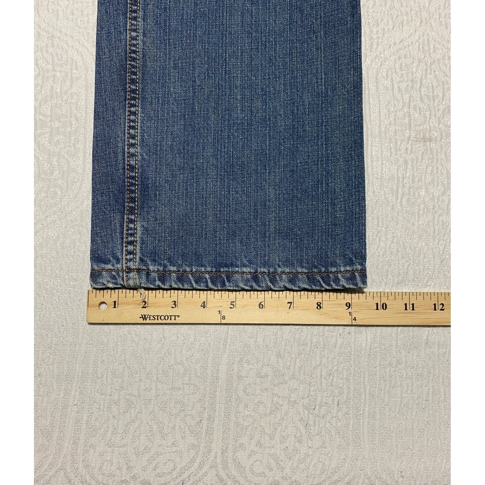 Lee Premium Select Relaxed Fit Jeans Mens 38x32 Medium Wash Blue Straight Leg - Picture 7 of 9